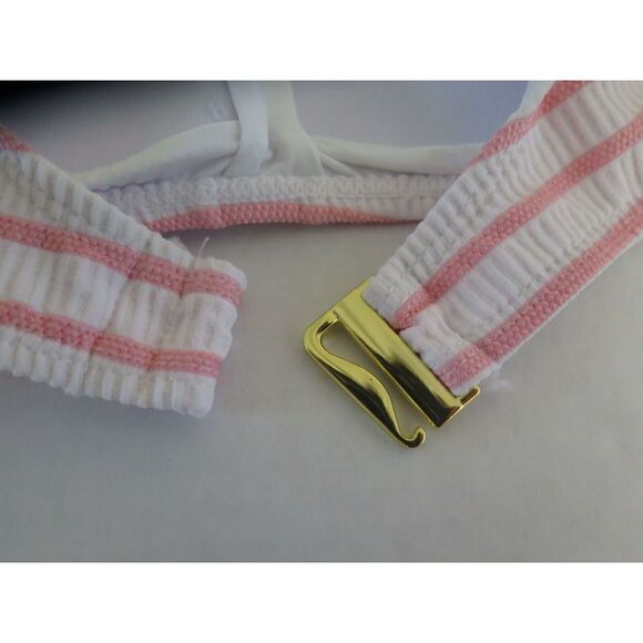 Anne Cole Studio Women's Sz XS Beach Bunny Striped Bralette Top & Skirted Bottom - Picture 8 of 10